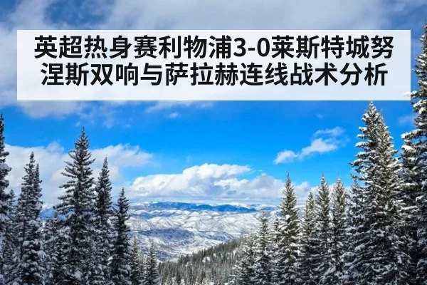 英超热身赛利物浦3-0莱斯特城努涅斯双响与萨拉赫连线战术分析